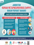 Jangkitan Human Metapneumovirus (hMPV) - Langkah Langkah Pencegahan dan Penjagaan Kesihatan